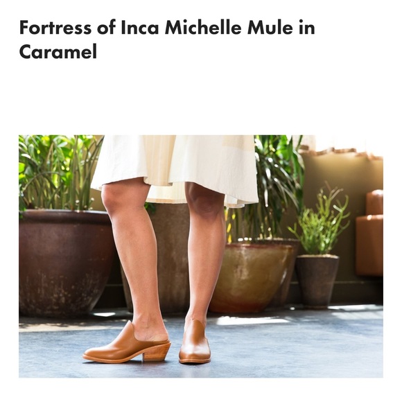 Fortress Of Inca Michelle Mule in Caramel - Picture 2 of 11